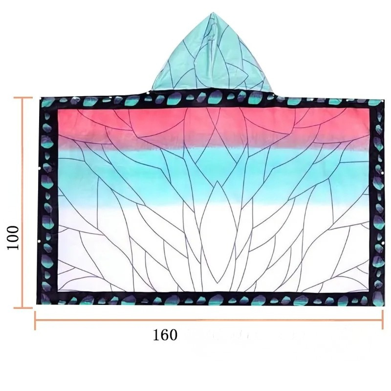 Peignoir/Serviette Demon Slayer Shinobu Kochō