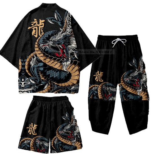 Ensemble Dragon Japonais petite et grande taille