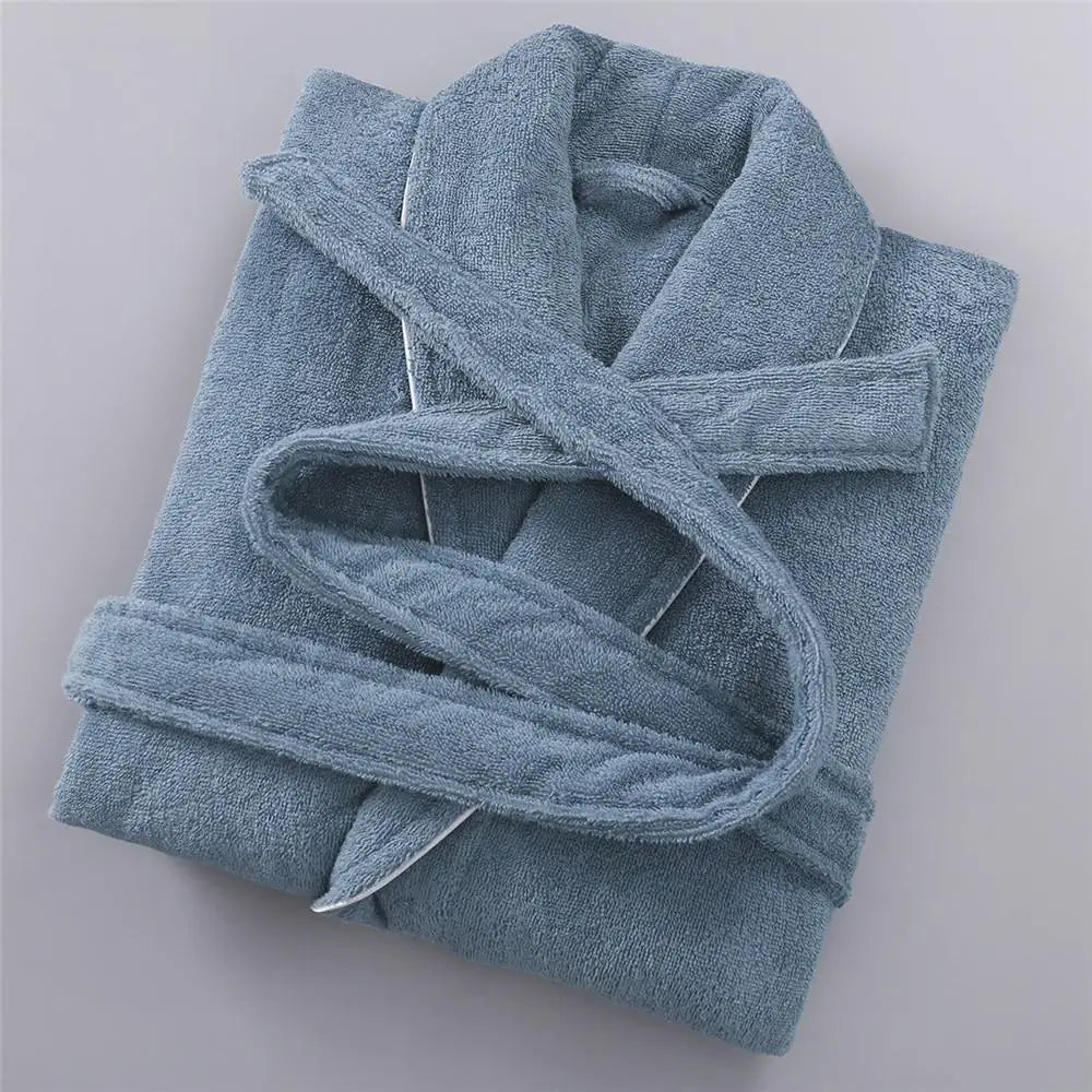 Peignoir de Bain Coton éponge/Polyester Homme et Femme