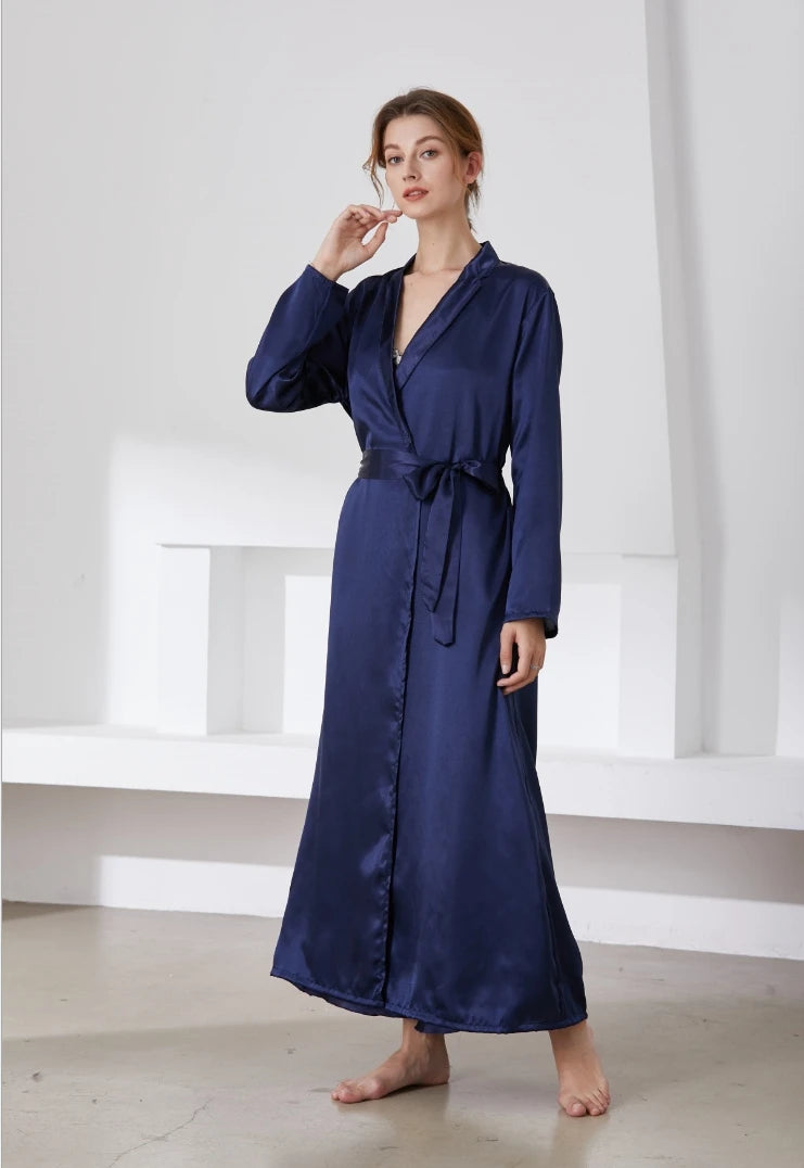 Peignoir et nuisette Imitation Soie Femme