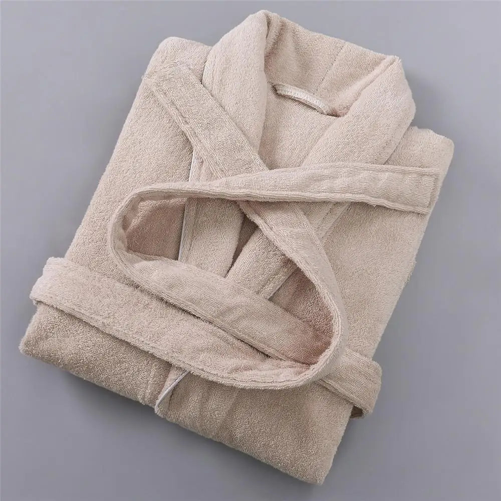 Peignoir de Bain Coton éponge/Polyester Homme et Femme