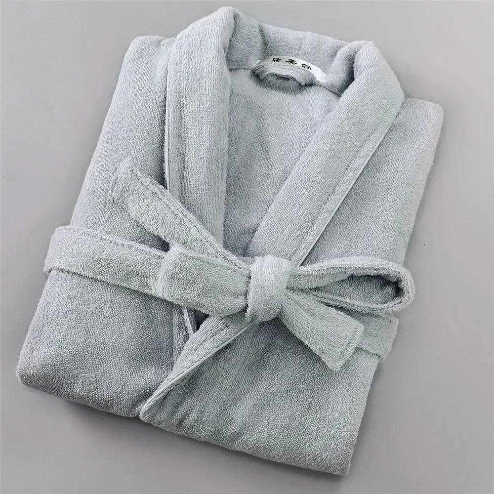 Peignoir de Bain Coton éponge/Polyester Homme et Femme