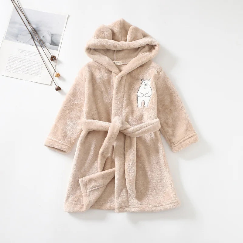 Peignoir ourson bébé/enfant