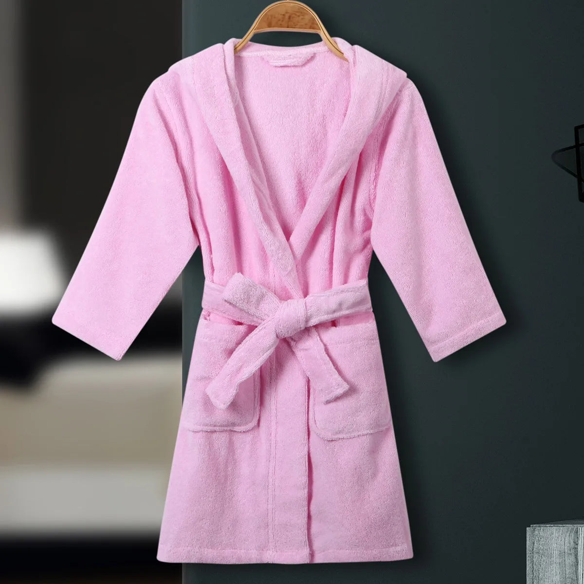 Peignoir de bain coton éponge pour enfants