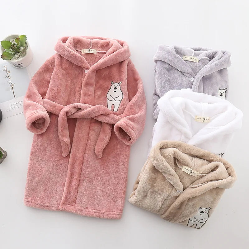 Peignoir ourson bébé/enfant