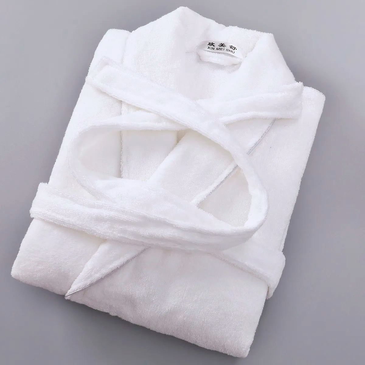 Peignoir de Bain Coton éponge/Polyester Homme et Femme