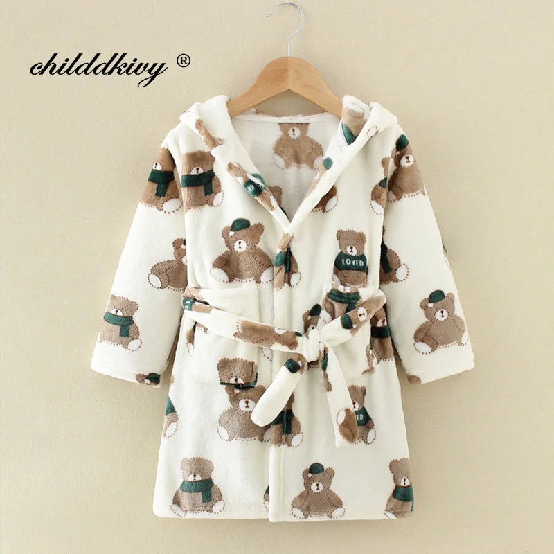 Peignoir Flanelle Enfant Unisexe