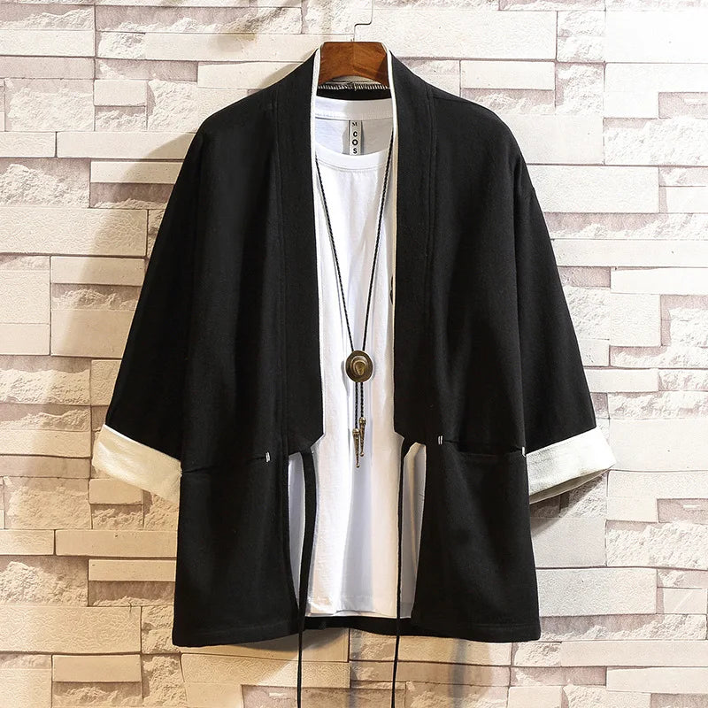 Haori Japonais Coton/Polyester