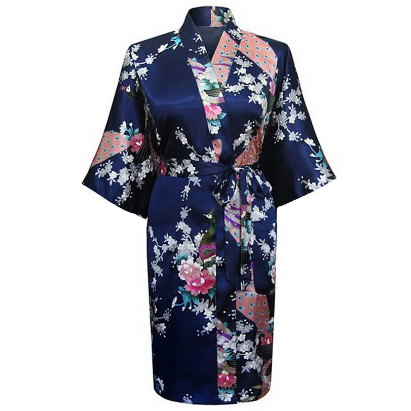 Kimono court Satin Polyester Femme