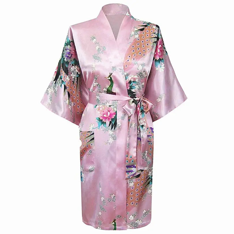 Kimono court Satin Polyester Femme