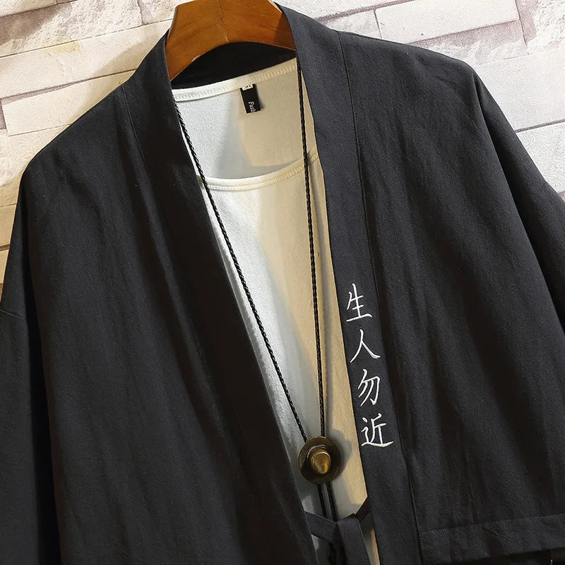 Haori Japonais Coton/Polyester