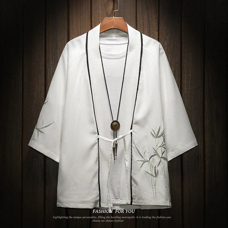 Haori Japonais Bambou