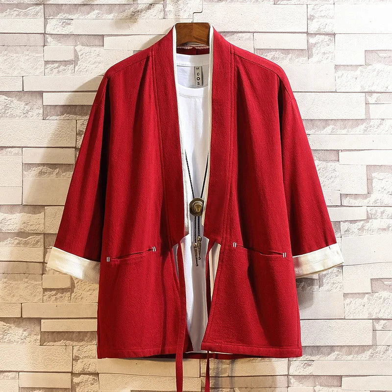 Haori Japonais Coton/Polyester