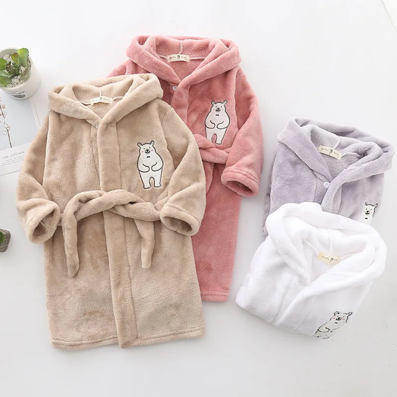 Peignoir ourson bébé/enfant