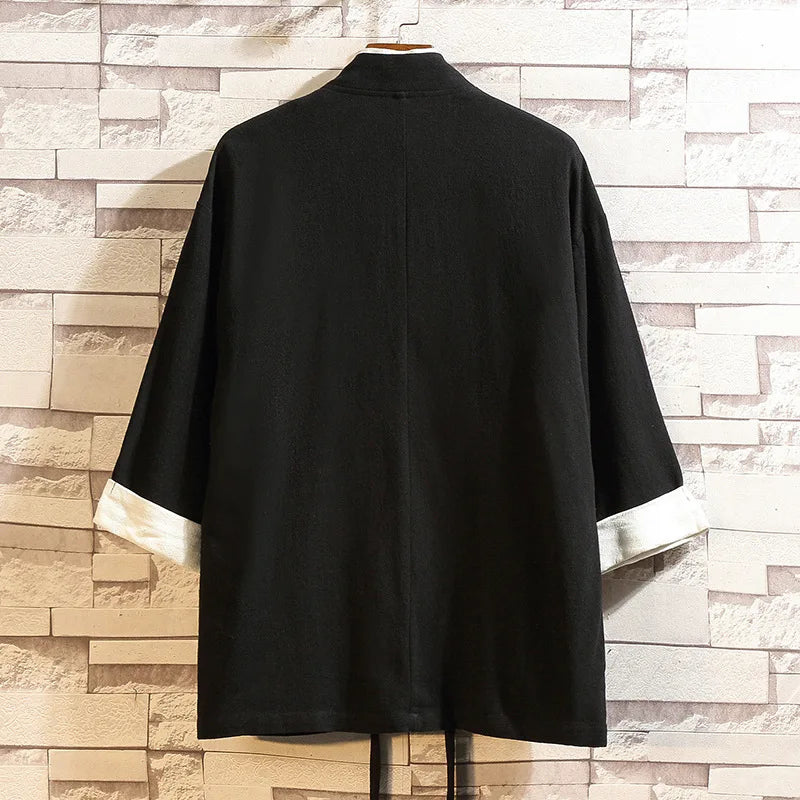 Haori Japonais Coton/Polyester