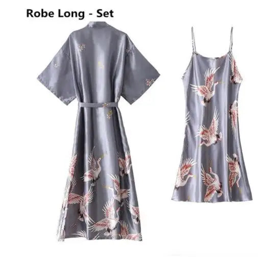 Peignoir/Nuisette Soie Glacée Polyester Femme