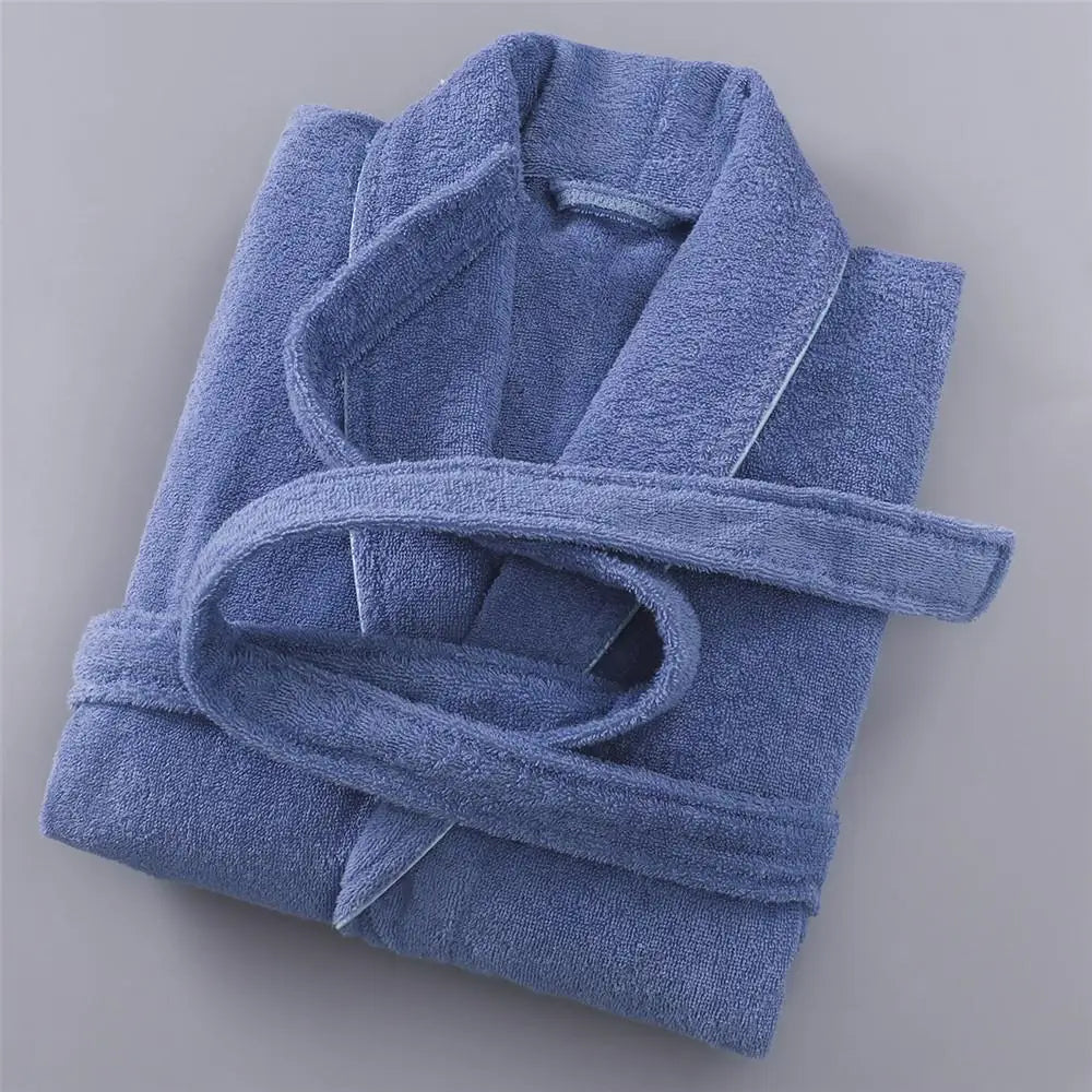 Peignoir de Bain Coton éponge/Polyester Homme et Femme