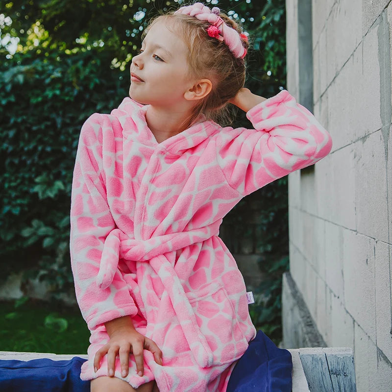 Peignoir Flanelle Enfant Girly