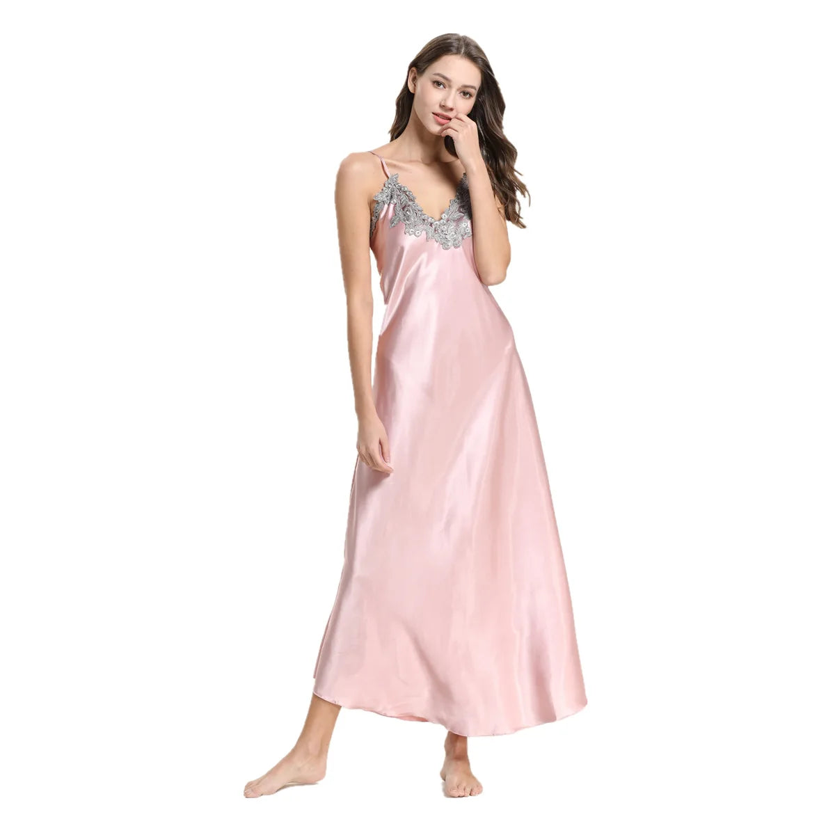 Peignoir et nuisette Imitation Soie Femme