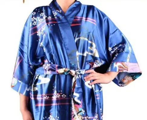 Kimono Satin Rayon Femme