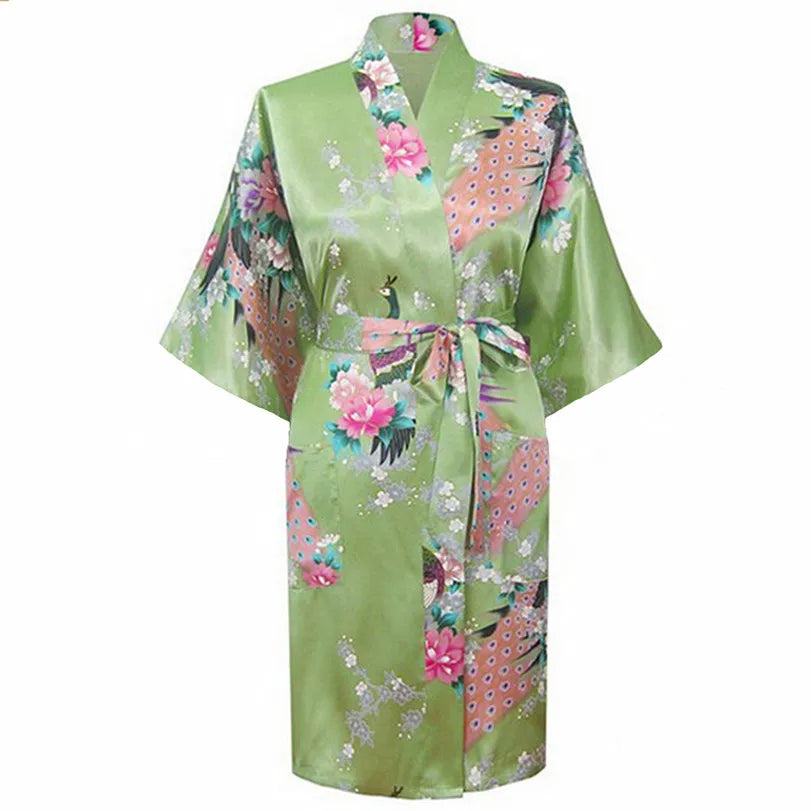 Kimono court Satin Polyester Femme