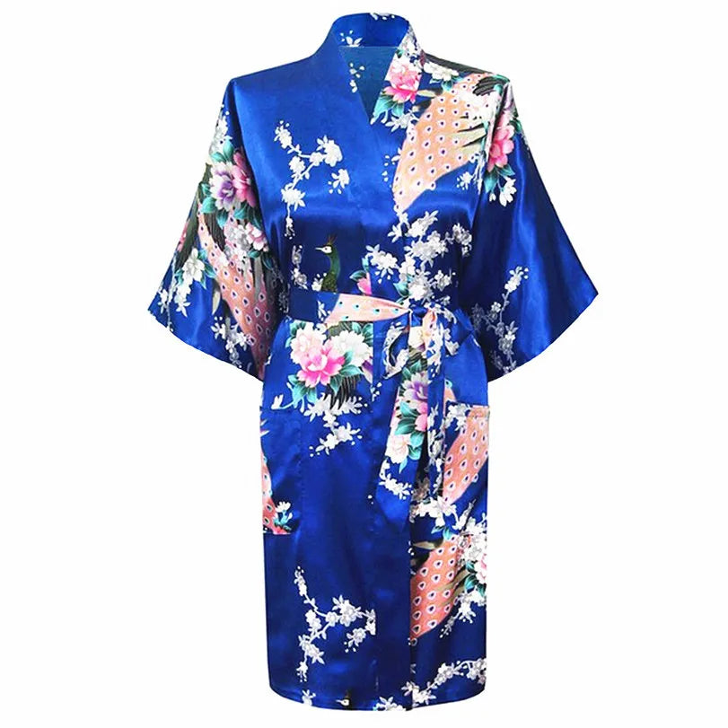 Kimono court Satin Polyester Femme