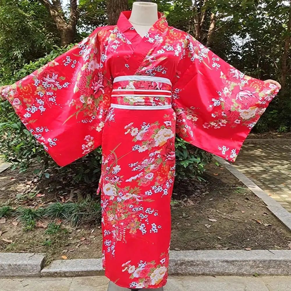Kimono traditionnel Japonais coton/polyester Femme