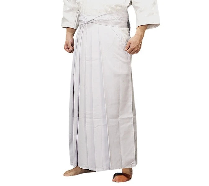 Pantalon Hakama Japonais de Kendo Coton/Polyester