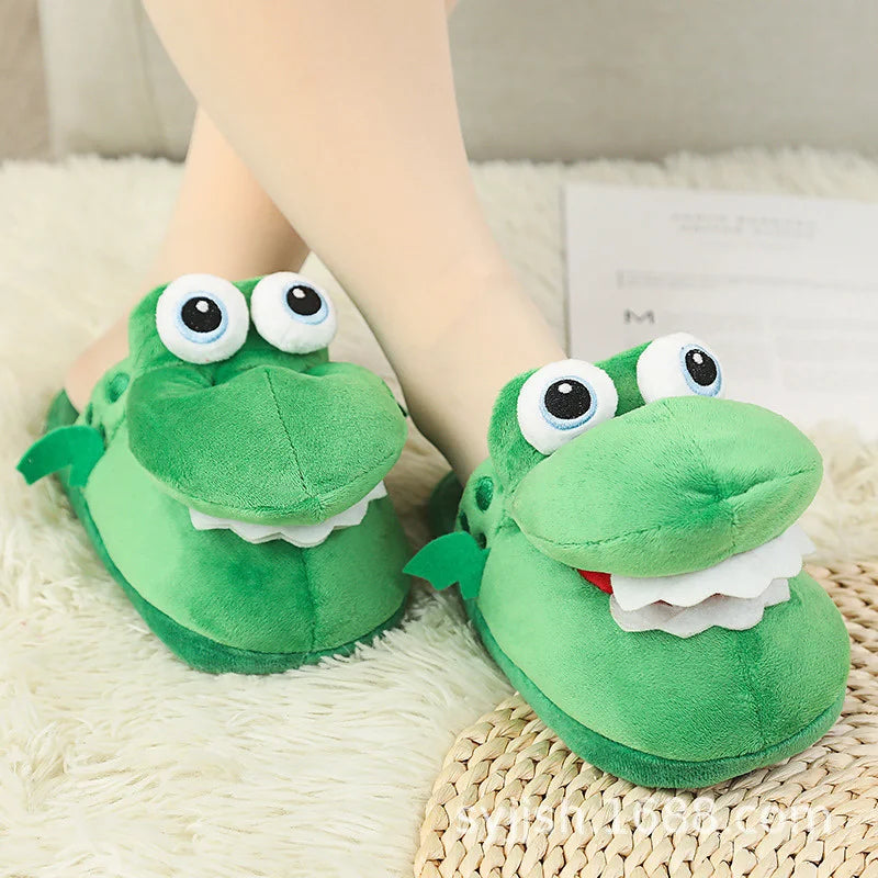 Pantoufle Coton Crocodile