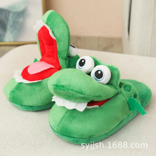 Pantoufle Coton Crocodile
