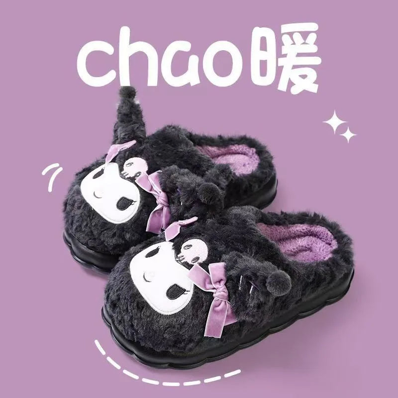 Pantoufle Coton Hello Kitty Kuromi