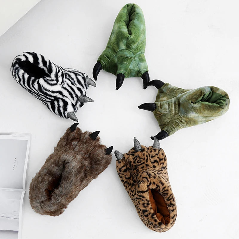 Pantoufle Coton Patte d'animaux