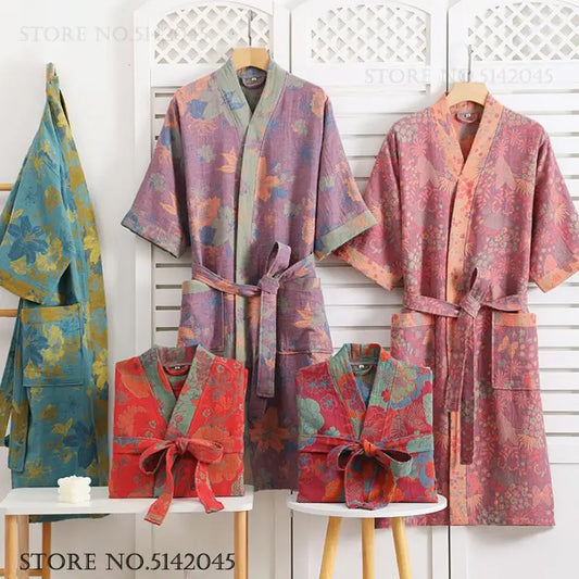 Peignoir 100% coton unisexe