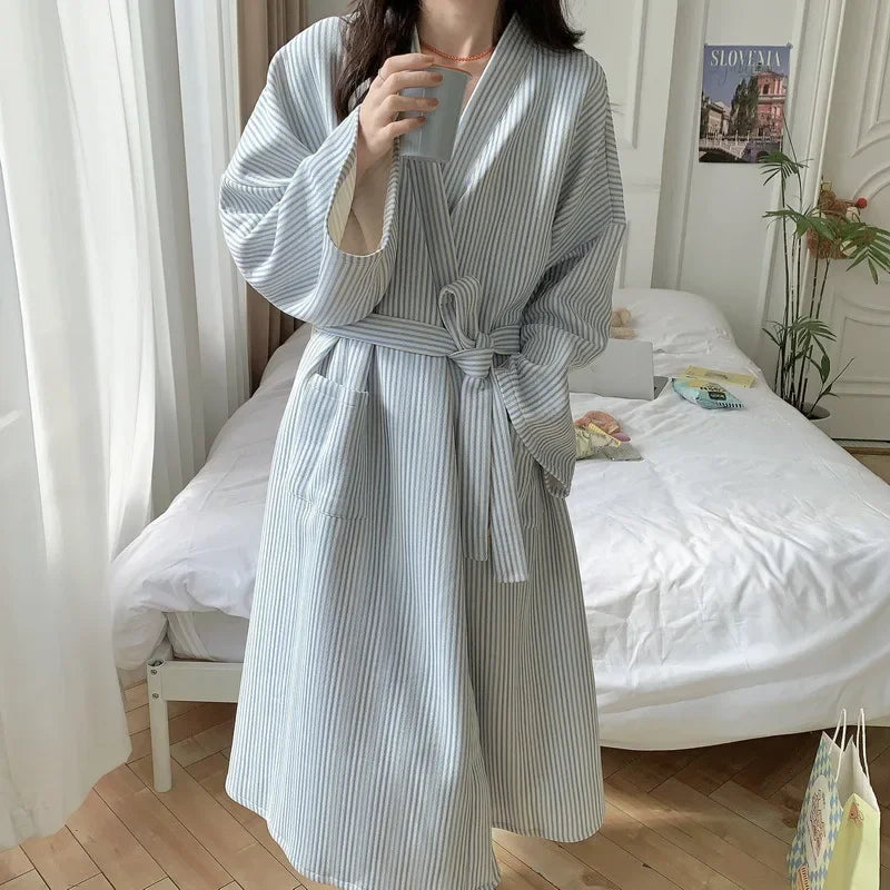 Peignoir Chaud Style Coréen Femme