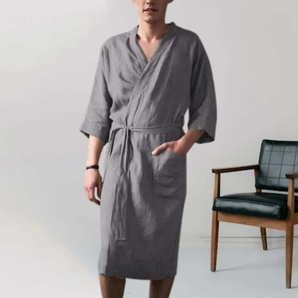 Peignoir Doux et Absorbant Polyester Homme