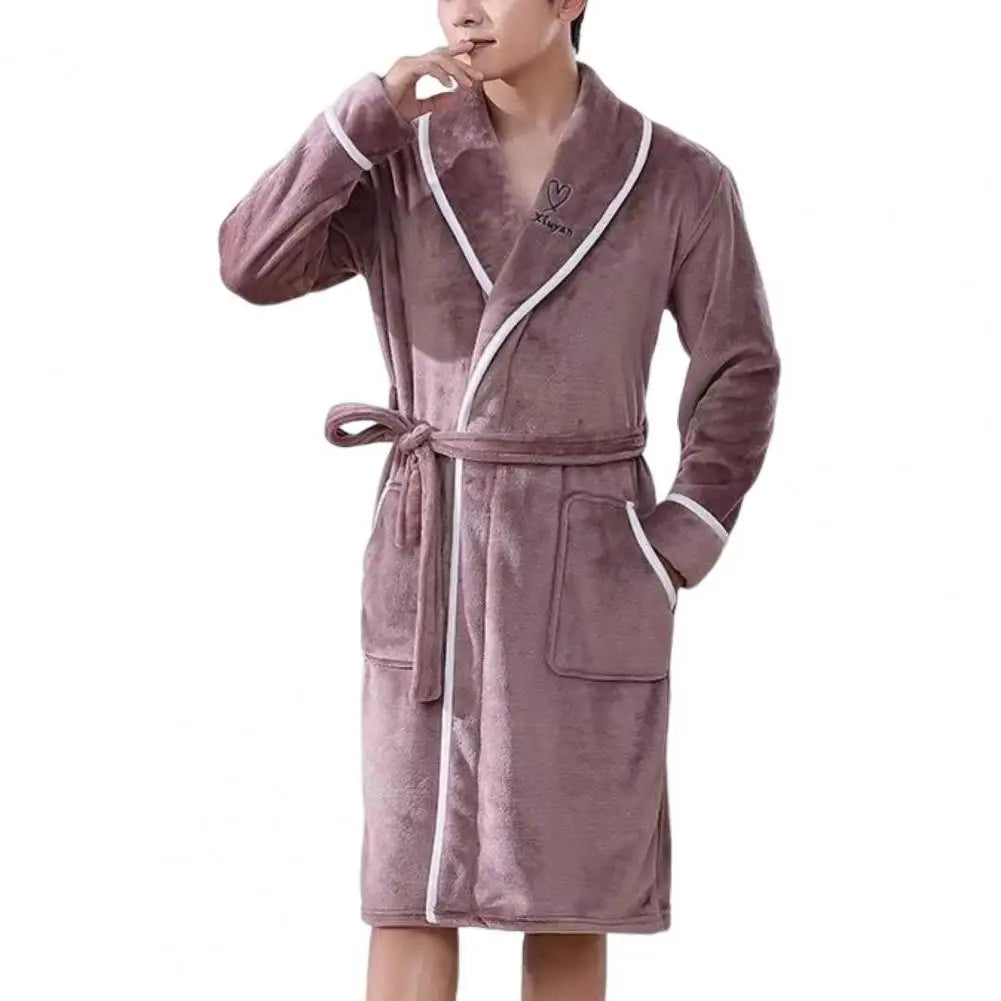 Peignoir Flanelle hiver polyester Homme