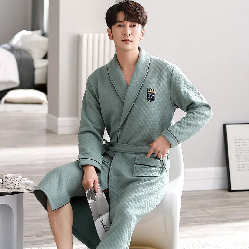 Peignoir Triple Couche Homme