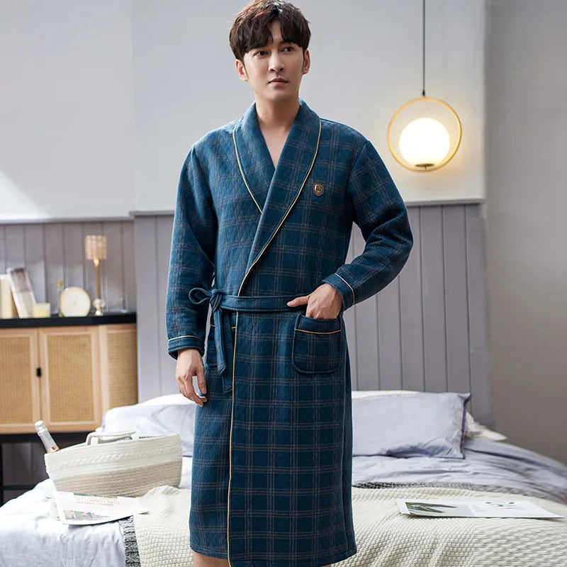 Peignoir Triple Couche Homme