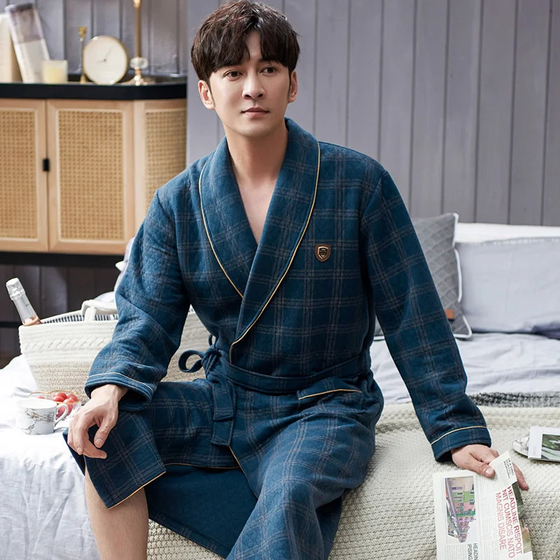 Peignoir Triple Couche Homme