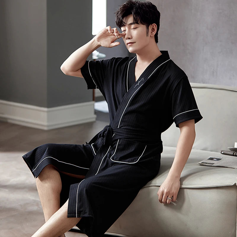 Peignoir coton/polyester Homme