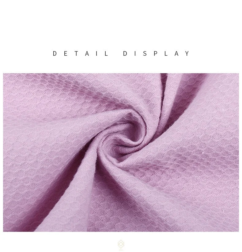 Peignoir de Bain Coton Gaufré Unisexe