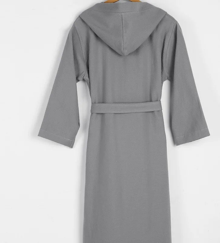 Peignoir de Bain Coton Gaufré Unisexe