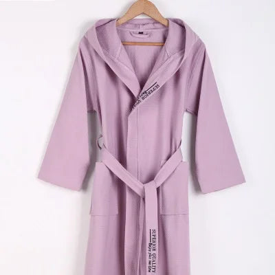 Peignoir de Bain Coton Gaufré Unisexe