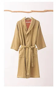 Peignoir de Bain Coton double couche Unisexe