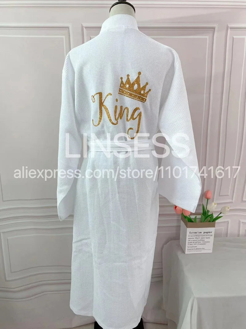 Peignoir de Bain King and Queen