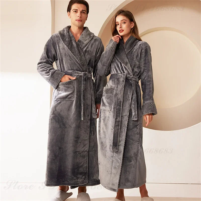 Peignoir de Bain automne/hiver Polyester Homme et Femme