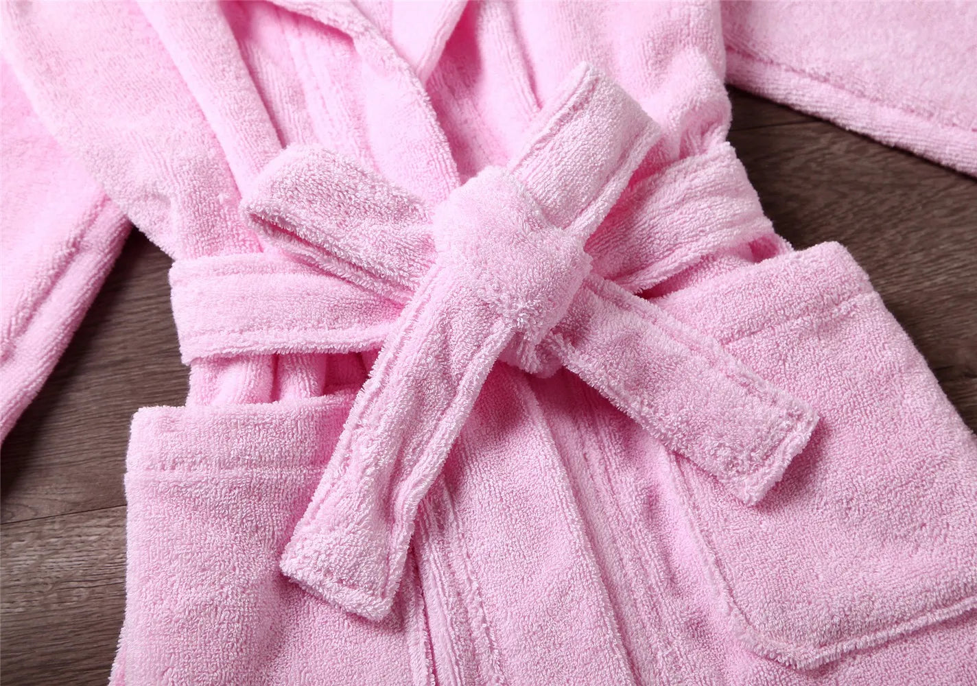 Peignoir de bain coton éponge pour enfants