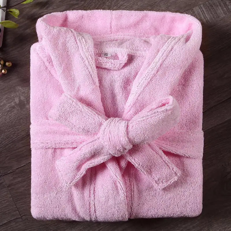Peignoir de bain coton éponge pour enfants
