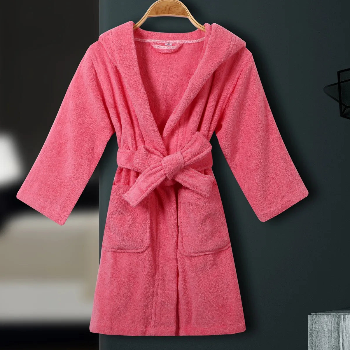 Peignoir de bain coton éponge pour enfants