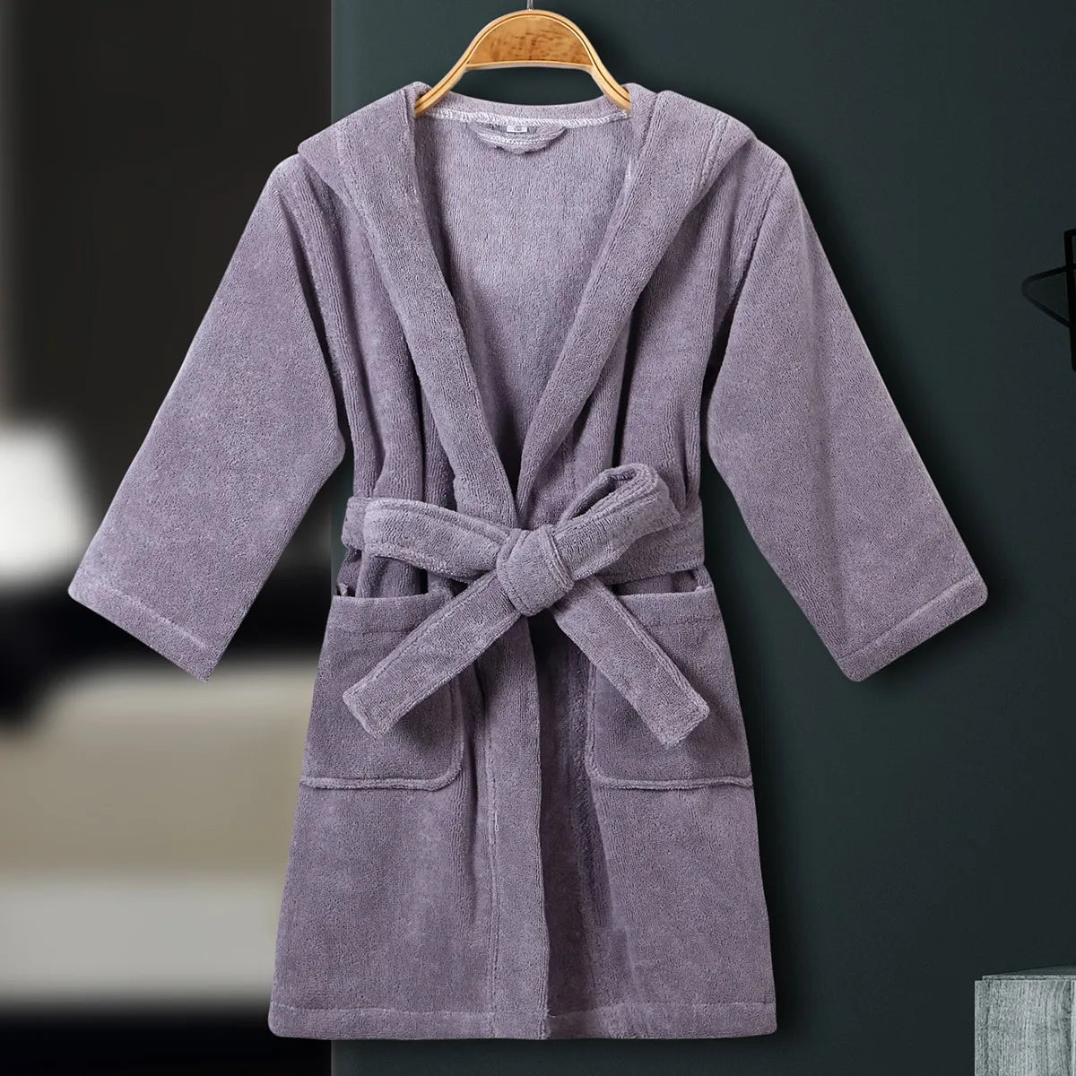 Peignoir de bain coton éponge pour enfants